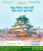 BAY THẲNG ĐẾN NHẬT BẢN VỚI GIÁ SIÊU HẤP DẪN CÙNG VIETNAM AIRLINES