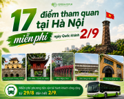 17 ĐIỂM THAM QUAN MIỄN PHÍ TẠI HÀ NỘI NGÀY QUỐC KHÁNH 2/9/2026
