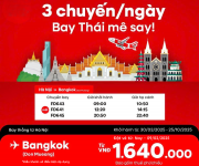 AIRASIA ĐÃ SẴN SÀNG ĐƯA BẠN BAY TỚI BANGKOK