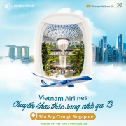 VIETNAM AIRLINES CHUYỂN KHAI THÁC SANG NHÀ GA T3 SÂN BAY QUỐC TẾ CHANGI, SINGAPORE