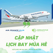AIR FRANCE CẬP NHẬT LỊCH BAY MÙA HÈ