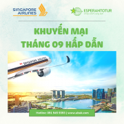 SINGAPORE AIRLINES: Khuyến mại tháng 9/2022 - EARLY BIRD PROMOTION