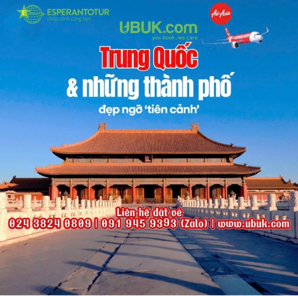 KHÁM PHÁ TRUNG QUỐC CÙNG AIR ASIA