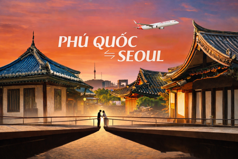 SUN PHUQUOC AIRWAYS MỞ ĐƯỜNG BAY THẲNG PHÚ QUỐC – SEOUL TỪ 2026