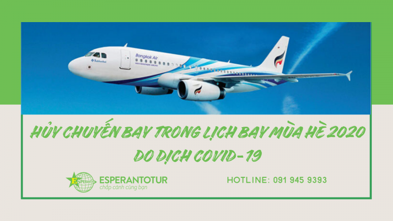 BANGKOK AIRWAYS THÔNG BÁO HỦY CÁC CHUYẾN BAY TRONG LỊCH BAY MÙA HÈ 2020