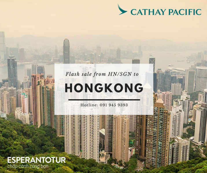 Flash sale cùng Cathay Pacific