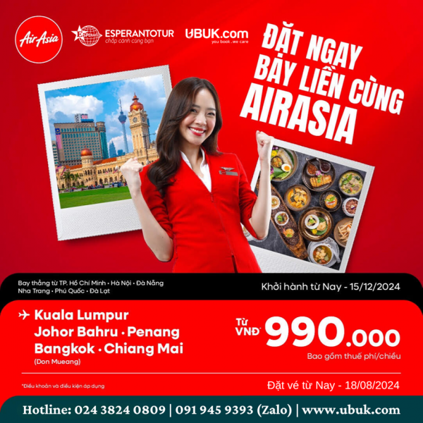 ĐẾN VỚI AIR ASIA ĐỂ CẢM NHẬN