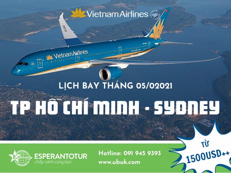 CÙNG VIETNAM AIRLINES FLY TỚI ÚC TRONG THÁNG 5/2021