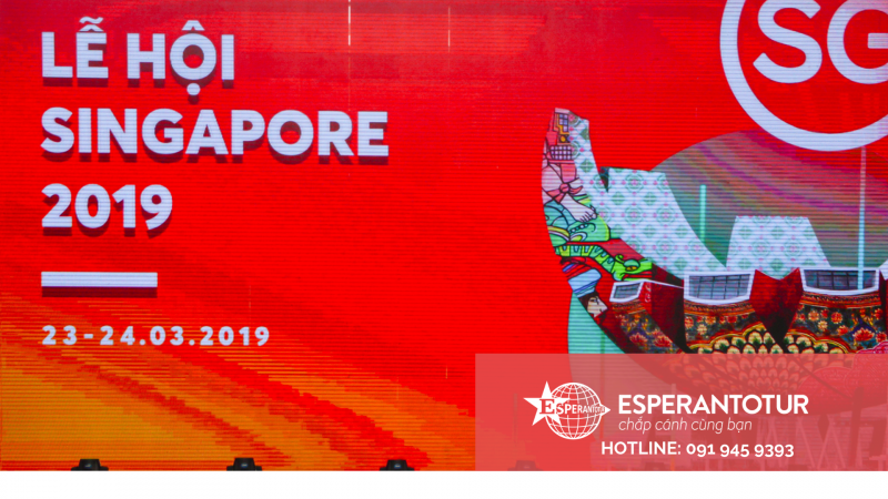 ESPERANTOTUR VINH DỰ ĐƯỢC PHỤC VỤ DU KHÁCH TẠI GIAN HÀNG SINGAPORE AIRLINES TẠI  LỄ HỘI SINGAPORE 2019