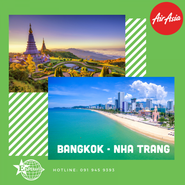 AIR ASIA MỞ BÁN NHA TRANG - BANGKOK ĐẾN THÁNG 12 -2020