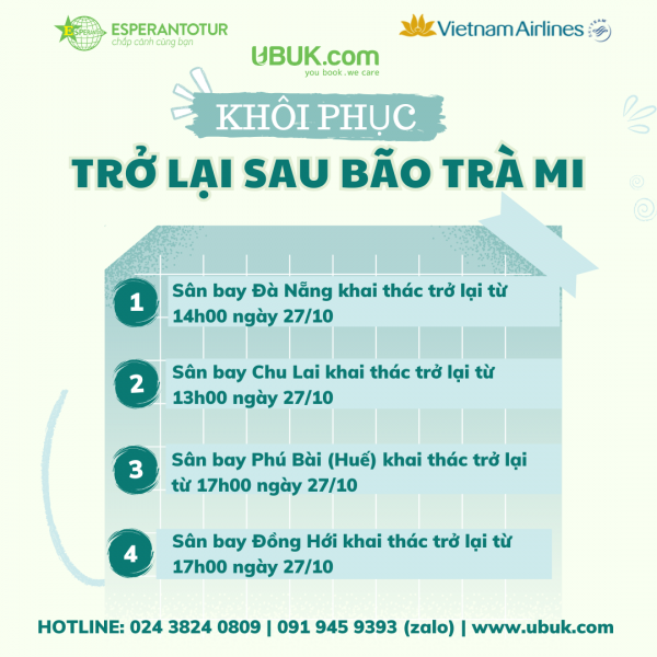 KHÔI PHỤC TRỞ LẠI SAU BÃO TRÀ MI