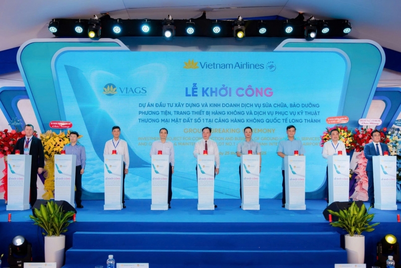 VIETNAM AIRLINES TRIỂN KHAI DỰ ÁN DỊCH VỤ KỸ THUẬT MẶT ĐẤT TẠI CẢNG HÀNG KHÔNG QUỐC TẾ LONG THÀNH